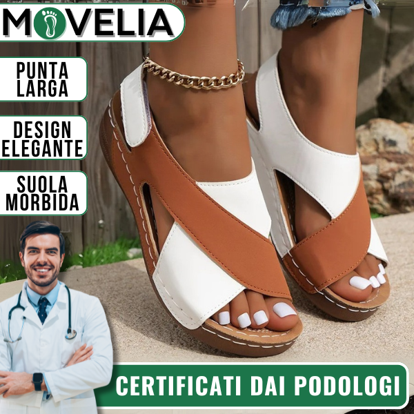 SANDALO CON ZEPPA ERGONOMICA